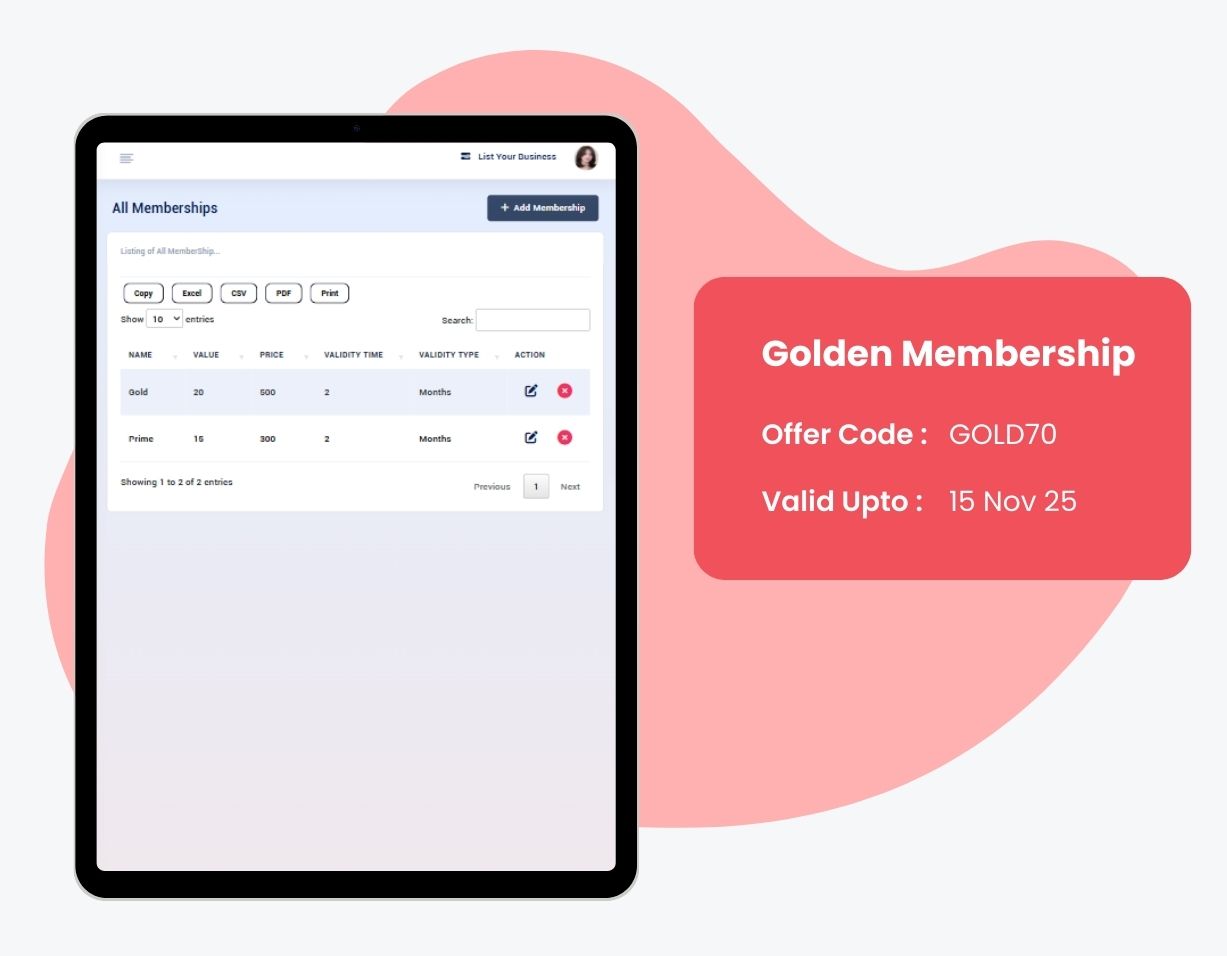 Easy Membership Setup Feelaxo
