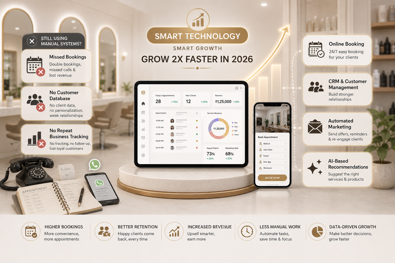 How Smart Salons Are Using Technology to Grow 2X Faster in 2026
